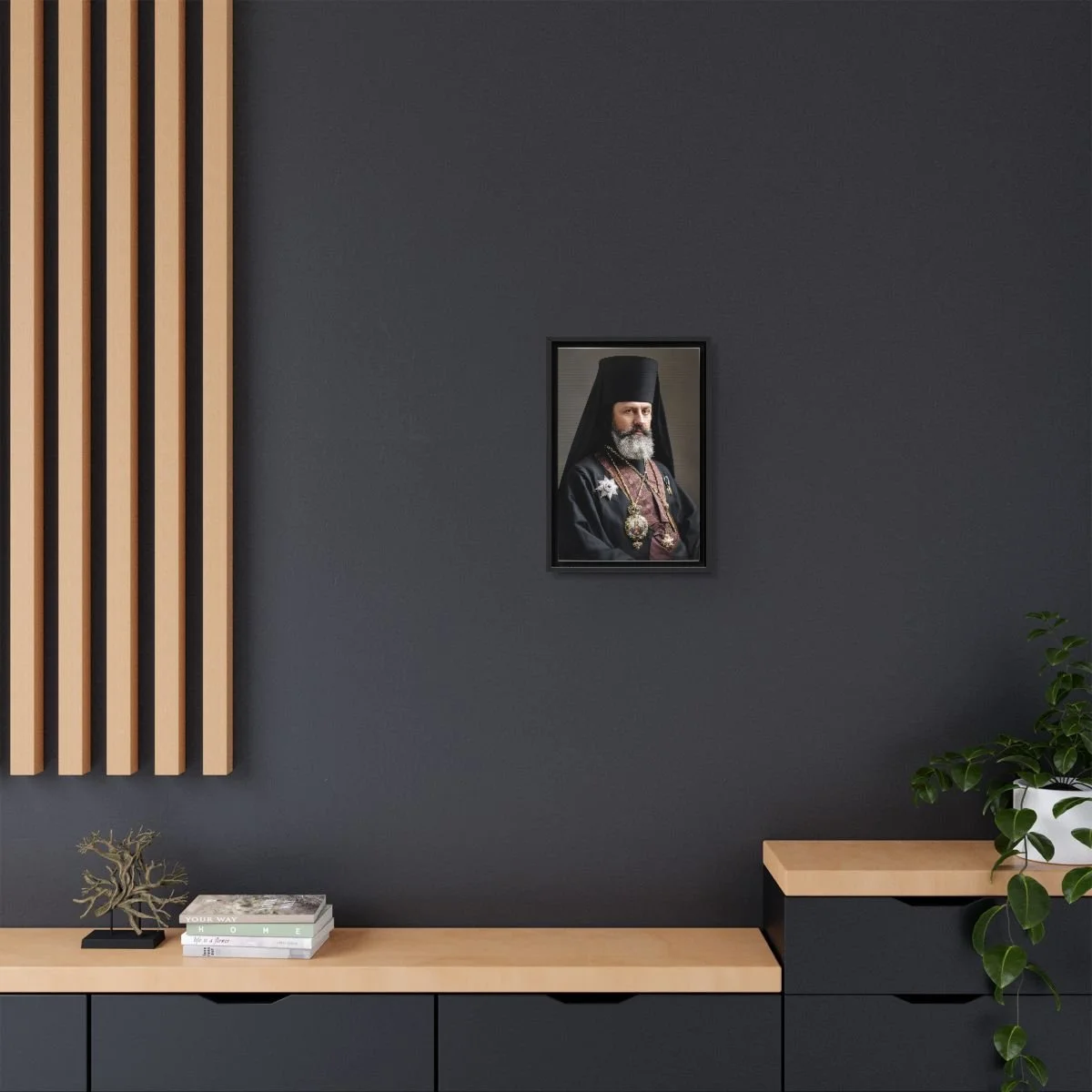 Saint Raphael of Brooklyn icon on gallery-wrapped canvas, product photo 4