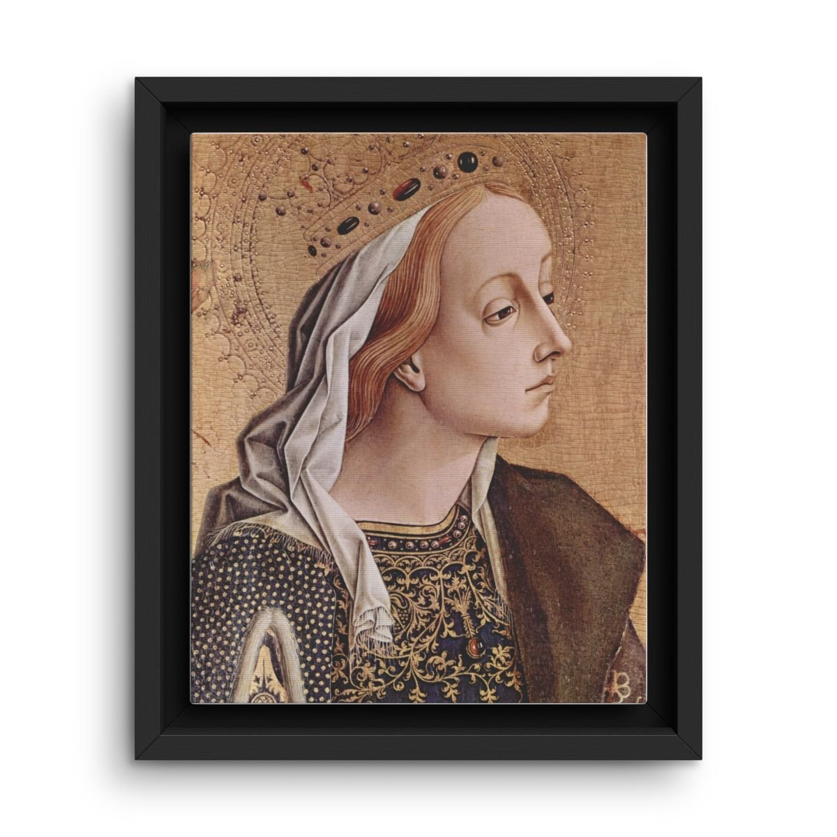 Saint Catherine of Alexandria framed canvas icon print