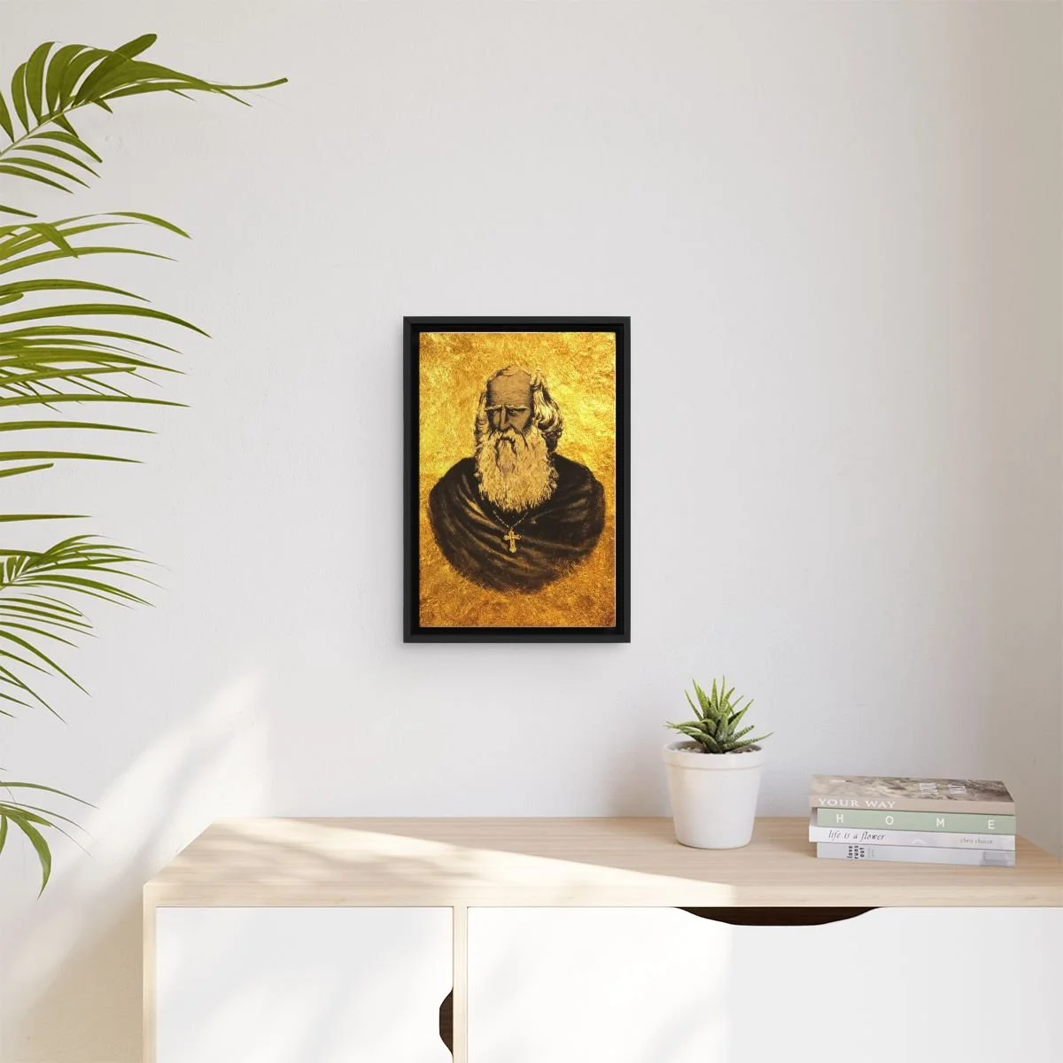 Saint Nerses the Great icon on gallery-wrapped canvas, product photo 3