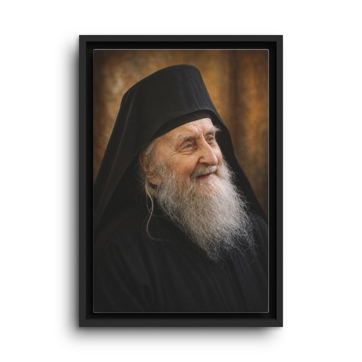 Saint Sophrony of Essex framed canvas icon print