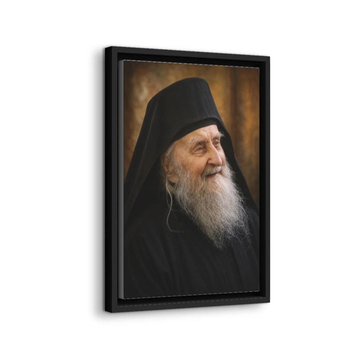 Saint Sophrony of Essex icon on gallery-wrapped canvas, product photo 2