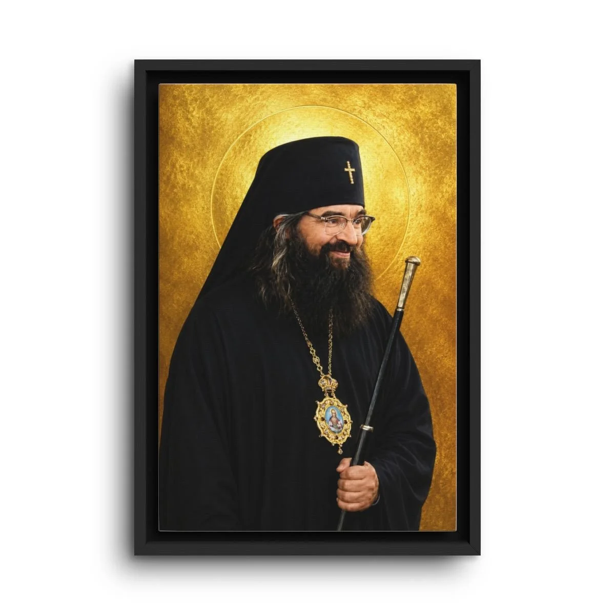 Saint John Maximovitch framed canvas icon print