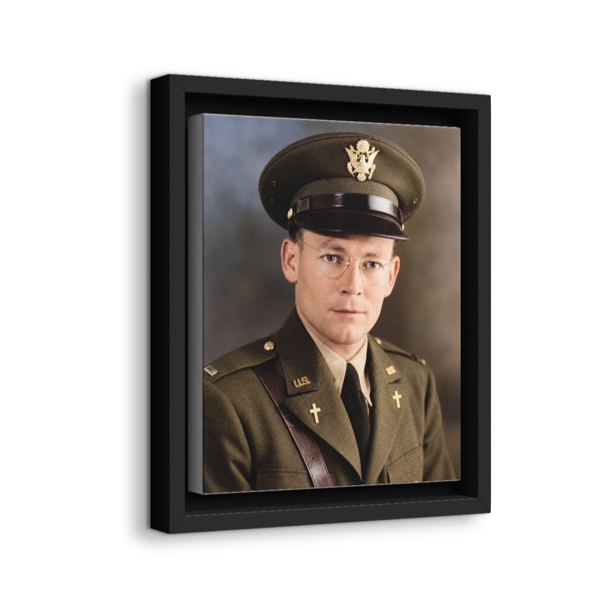 Servant of God Joseph Verbis Lafleur icon on gallery-wrapped canvas, product photo 2