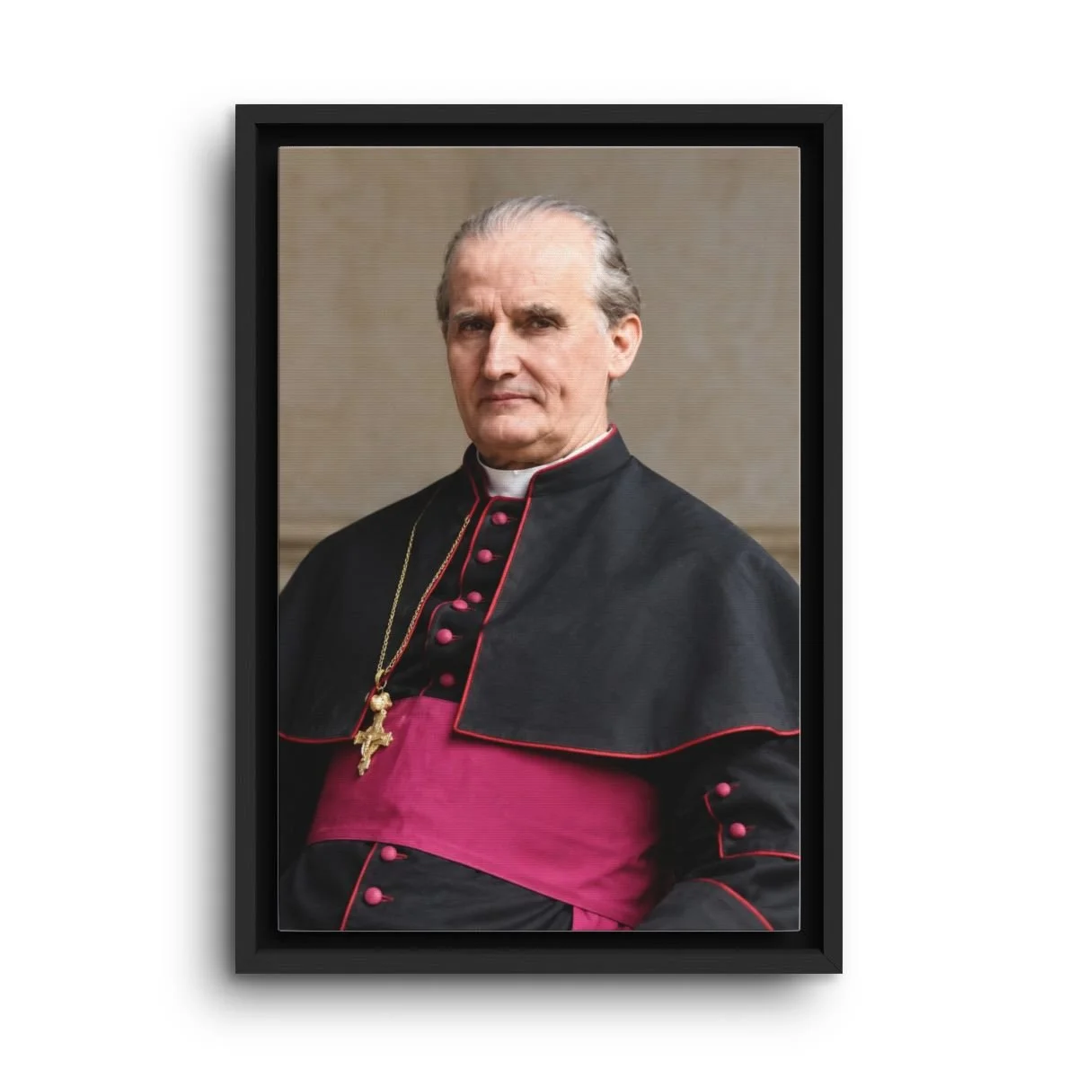 Venerable Nelson Baker framed canvas icon print