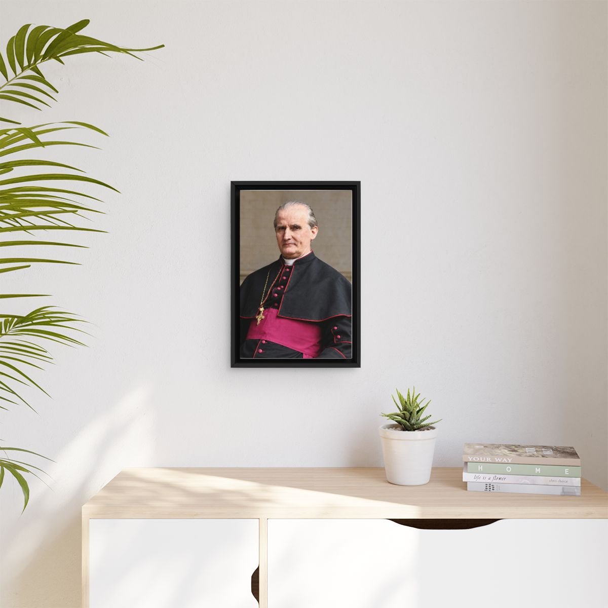 Venerable Nelson Baker icon on gallery-wrapped canvas, product photo 3