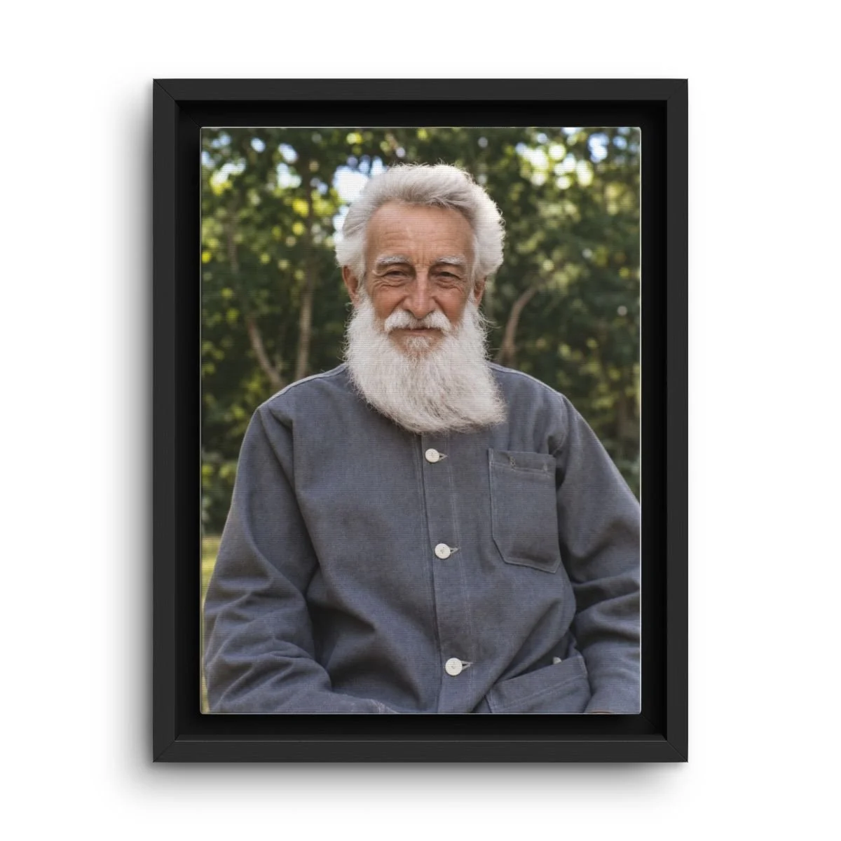 Servant of God Bernard Quinn framed canvas icon print