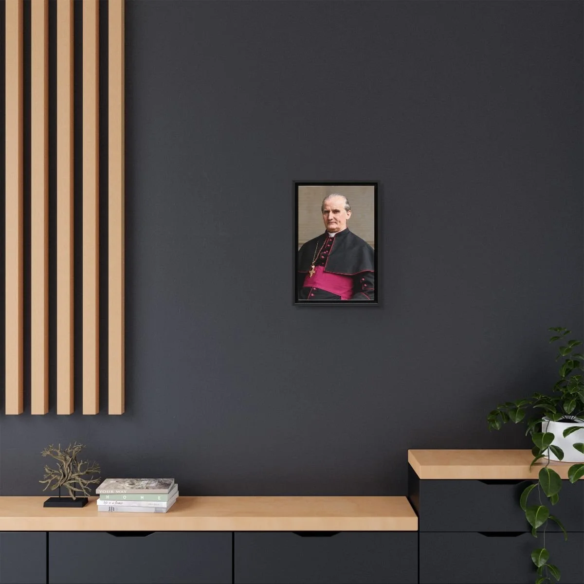 Venerable Nelson Baker icon on gallery-wrapped canvas, product photo 4
