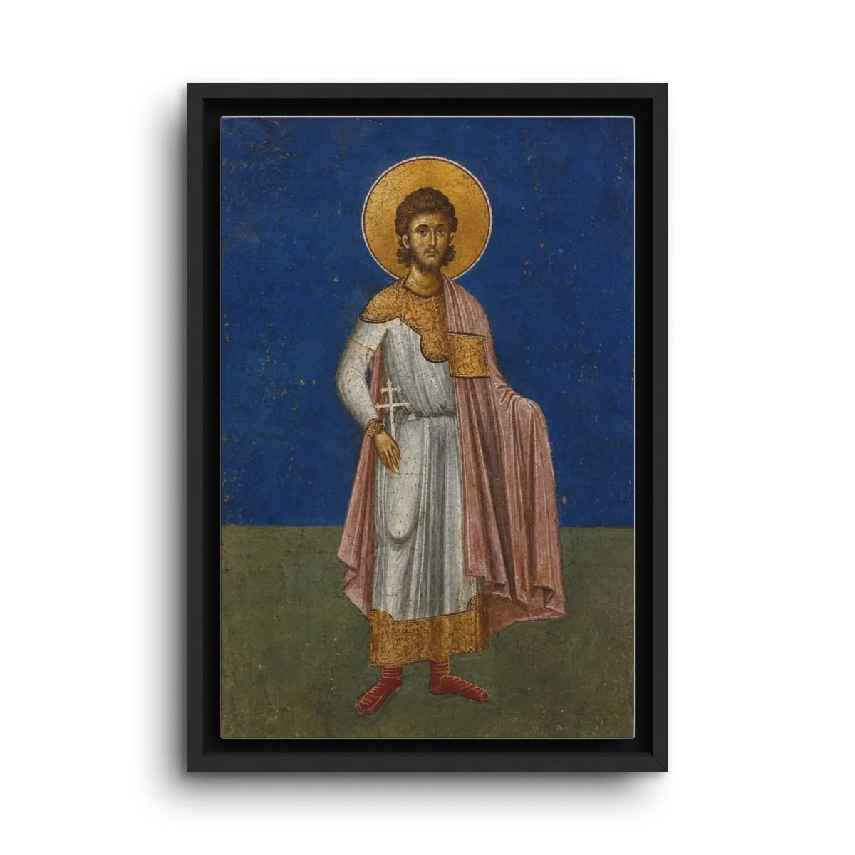 Saint Gordius framed canvas icon print