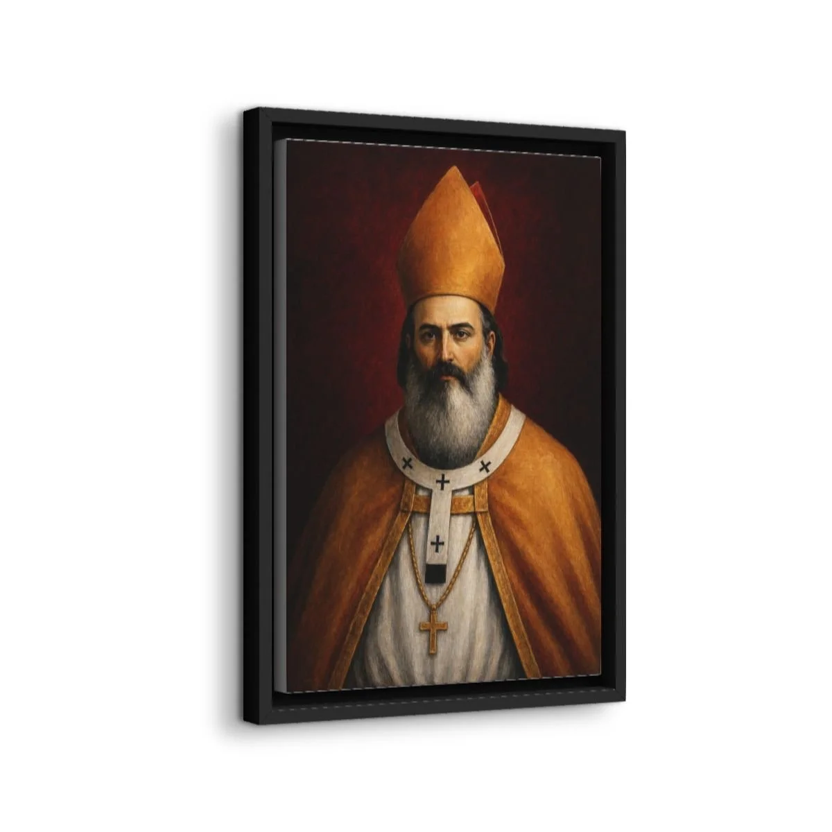 Blessed Estephan El Douaihy icon on gallery-wrapped canvas, product photo 2