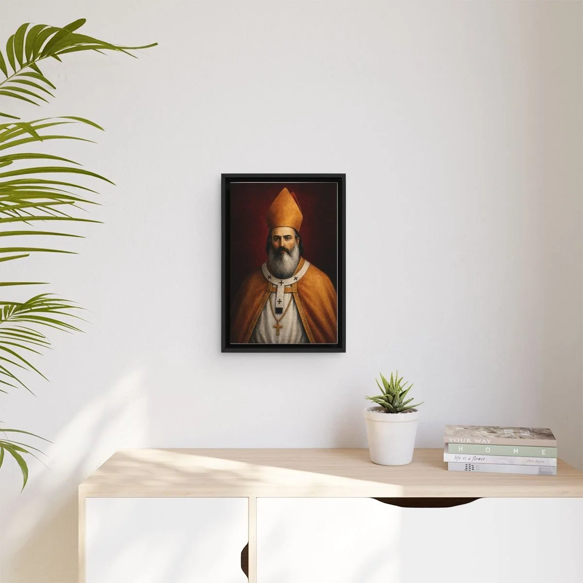 Blessed Estephan El Douaihy icon on gallery-wrapped canvas, product photo 3