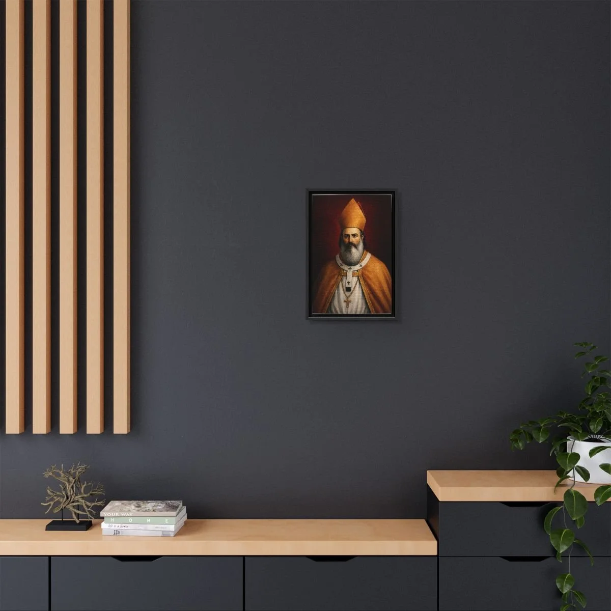 Blessed Estephan El Douaihy icon on gallery-wrapped canvas, product photo 4