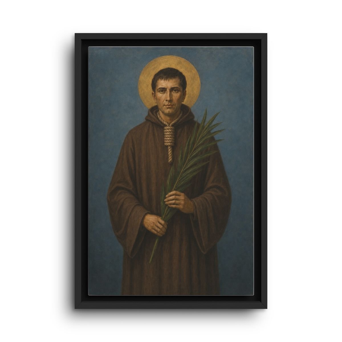 Saint Andries Wouters framed canvas icon print