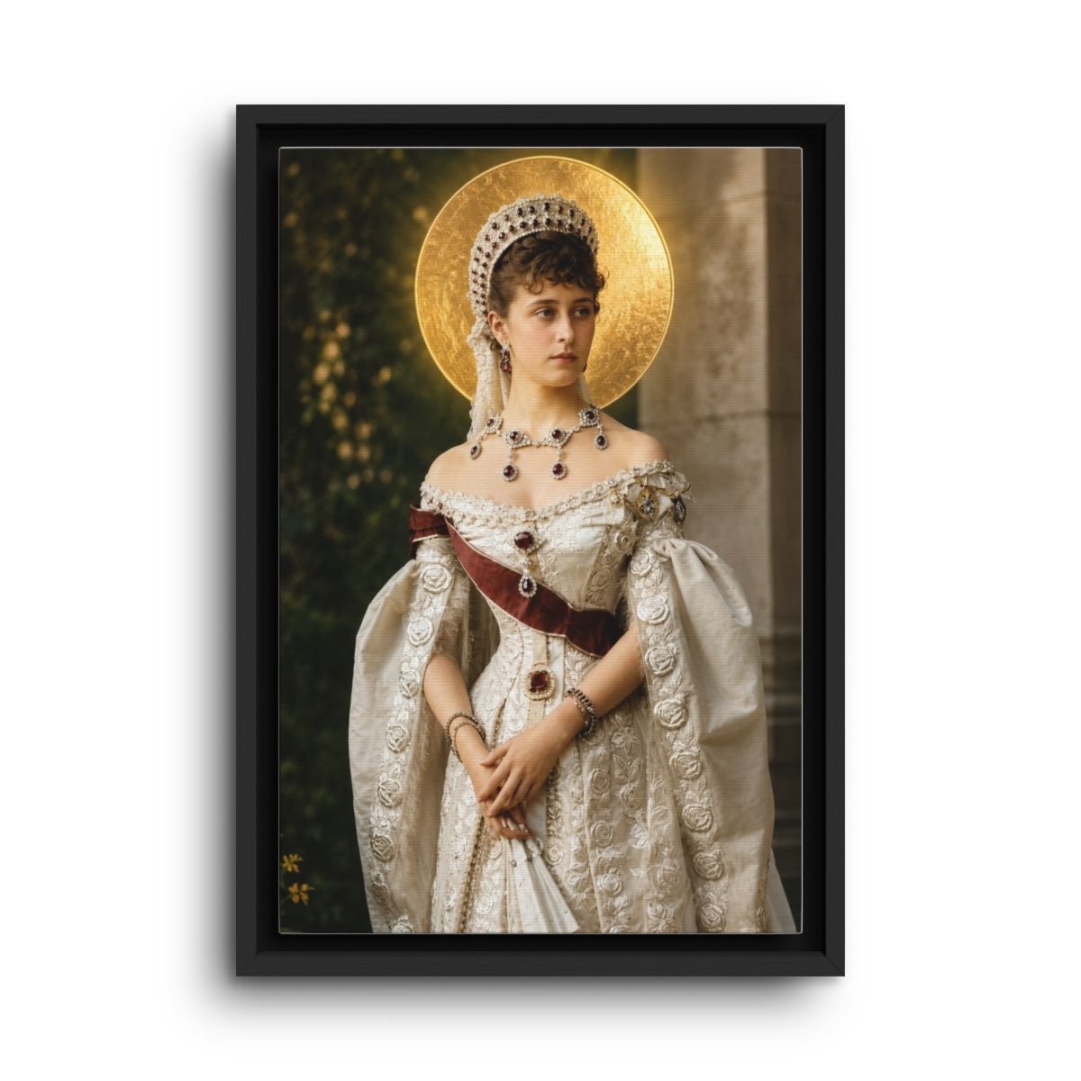 Saint Elizabeth the New Martyr framed canvas icon print