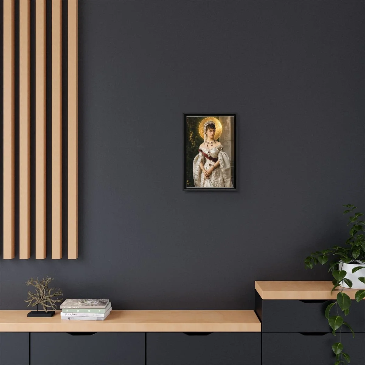 Saint Elizabeth the New Martyr icon on gallery-wrapped canvas, product photo 4