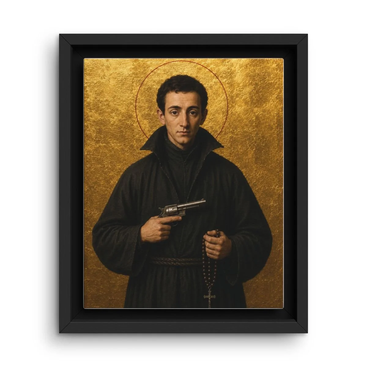 Saint Gabriel Possenti framed canvas icon print