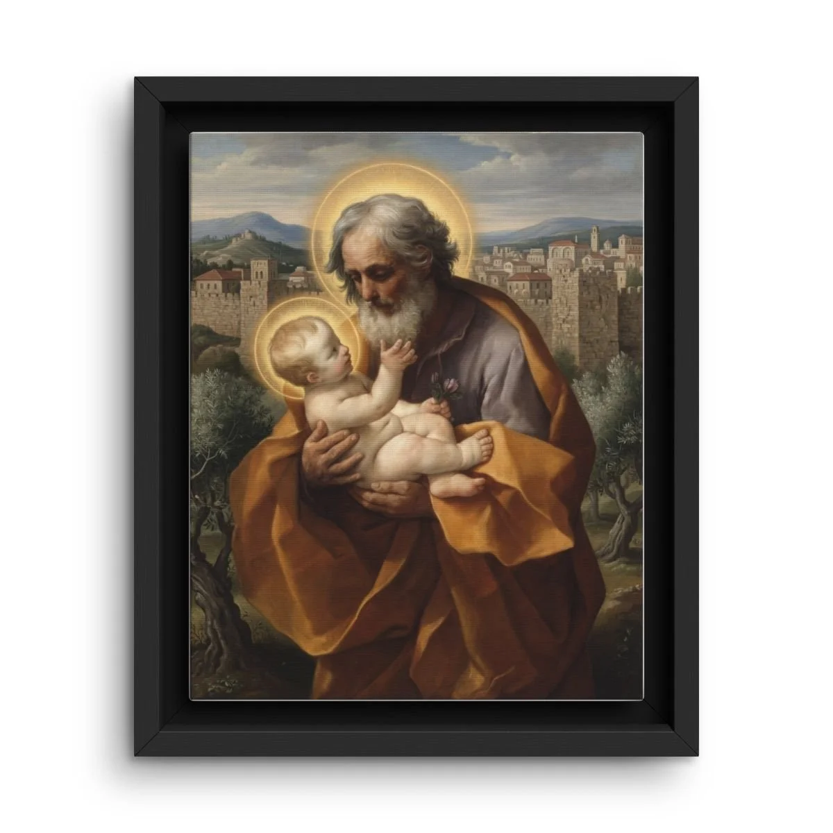 Saint Joseph of Cupertino framed canvas icon print