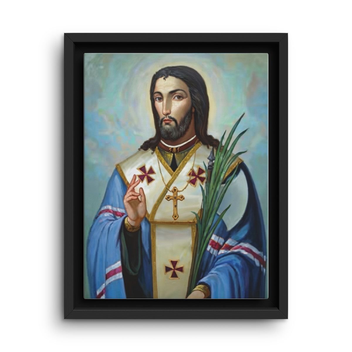 Saint Josaphat Kuntsevych framed canvas icon print