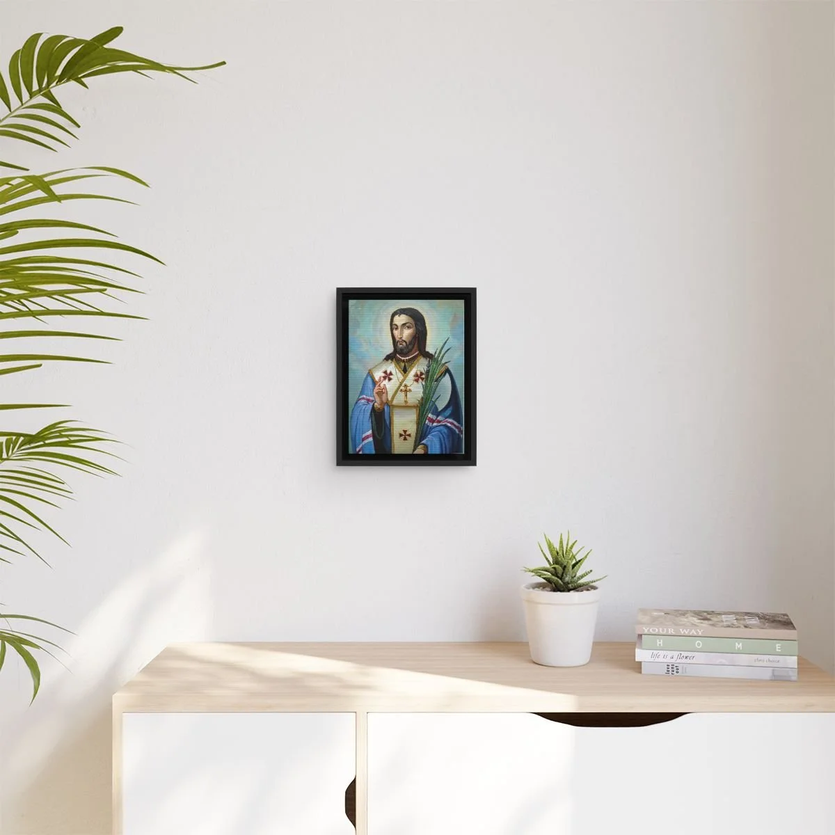 Saint Josaphat Kuntsevych icon on gallery-wrapped canvas, product photo 3