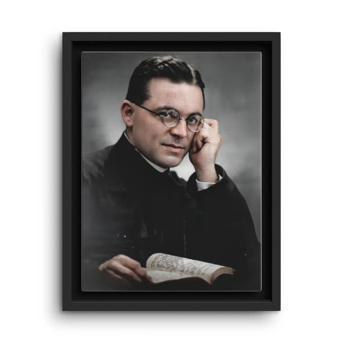 Blessed Eugene Bossilkov framed canvas icon print
