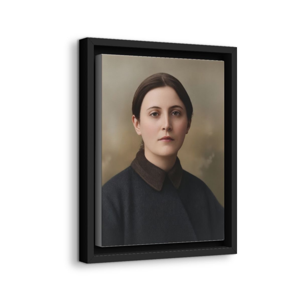 Saint Gemma Galgani icon on gallery-wrapped canvas, product photo 2