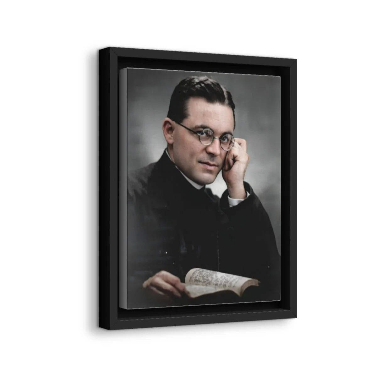 Blessed Eugene Bossilkov icon on gallery-wrapped canvas, product photo 2