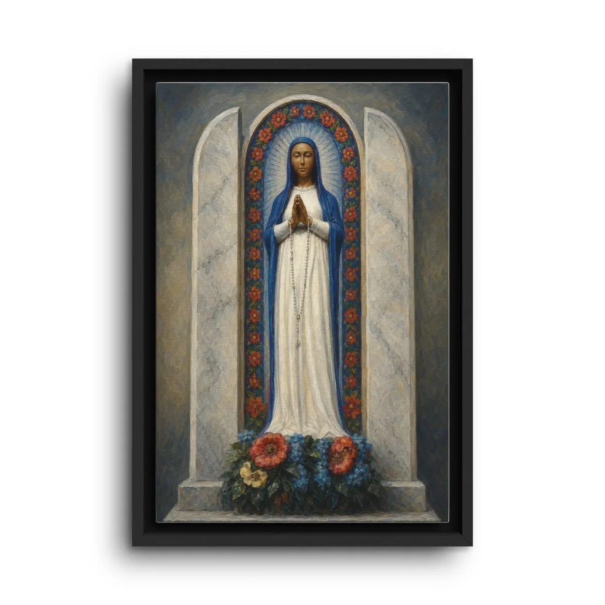 Our Lady of Kibeho framed canvas icon print