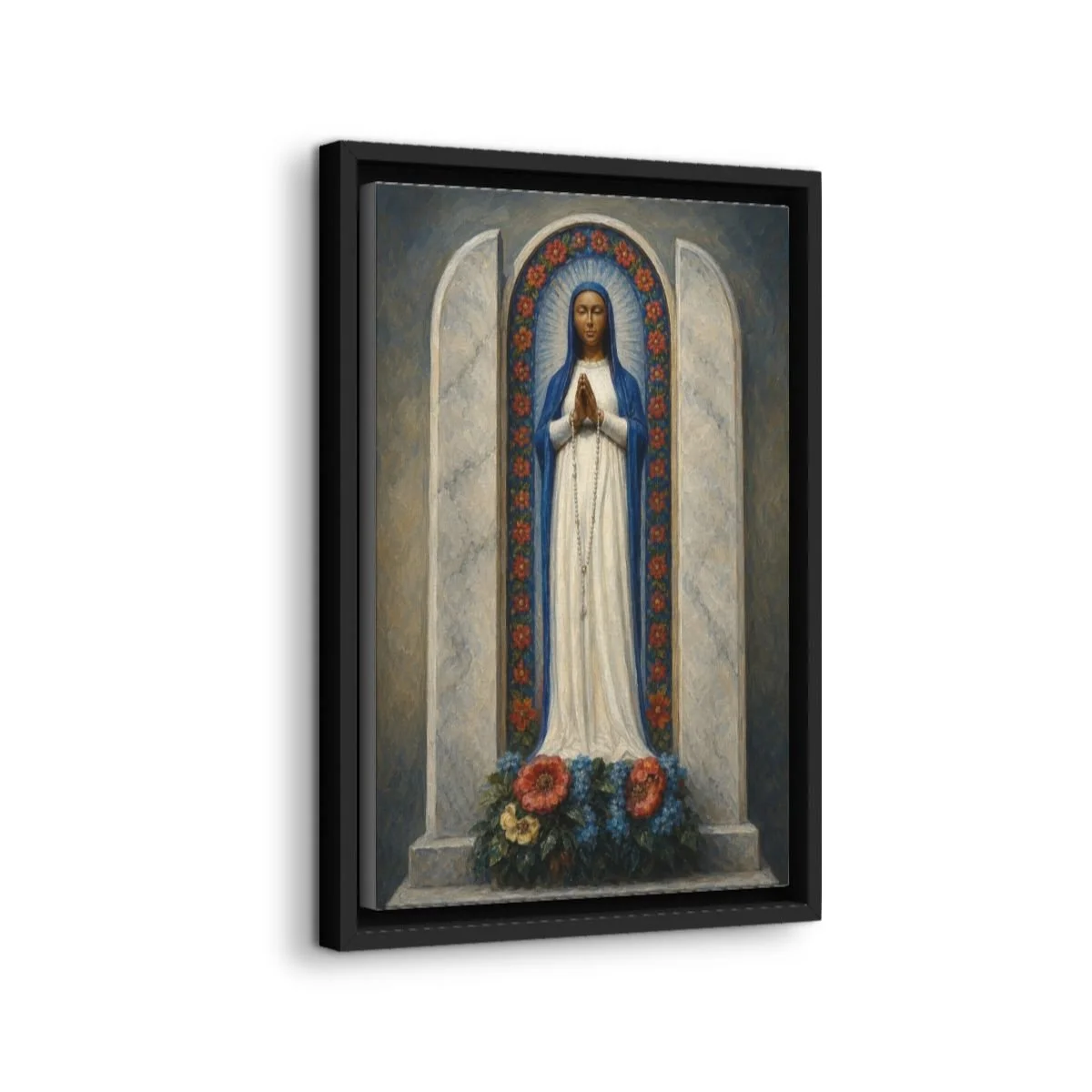 Our Lady of Kibeho icon on gallery-wrapped canvas, product photo 2