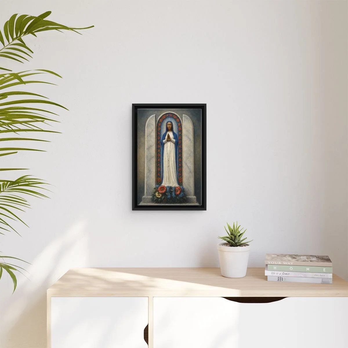 Our Lady of Kibeho icon on gallery-wrapped canvas, product photo 3