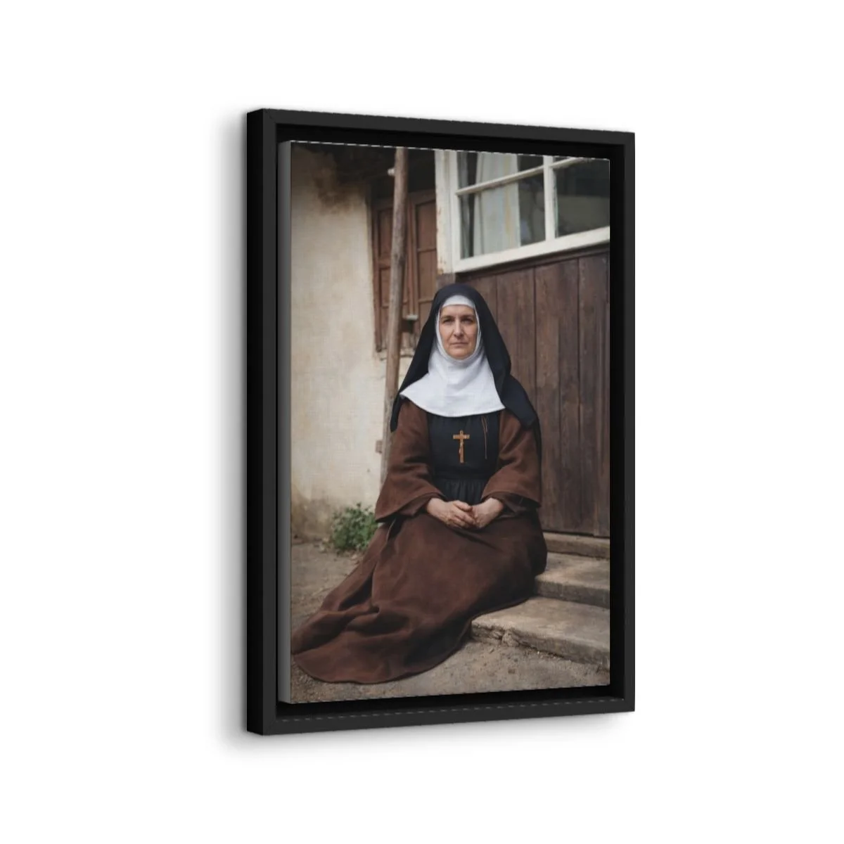 Blessed Josaphata Hordashevska icon on gallery-wrapped canvas, product photo 2
