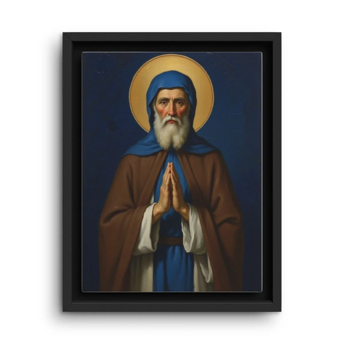 Saint Nilus the Younger framed canvas icon print