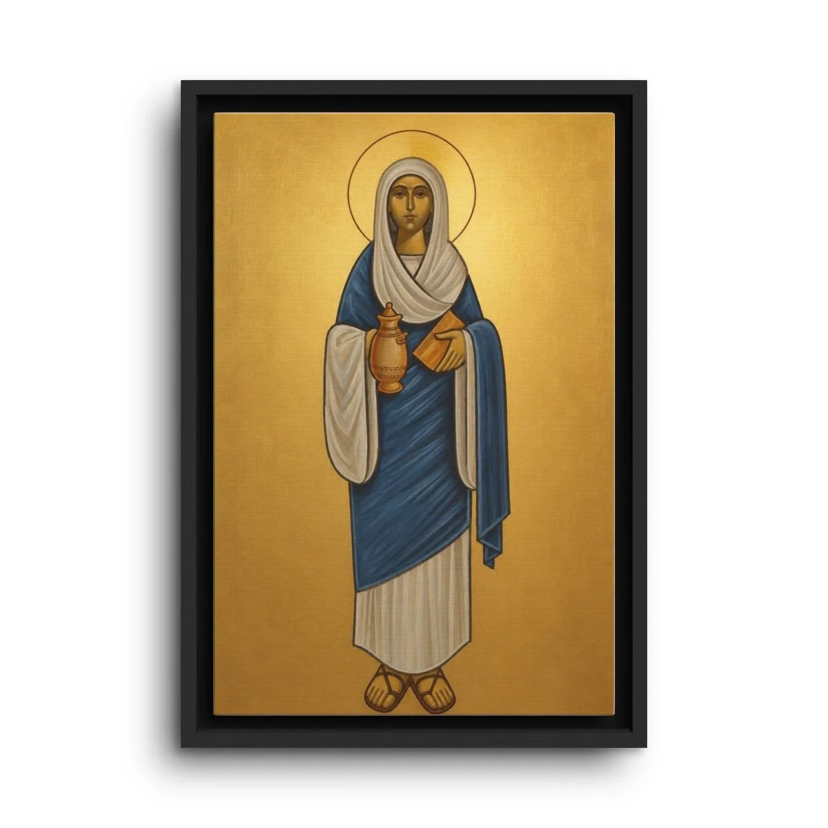 Saint Verena framed canvas icon print