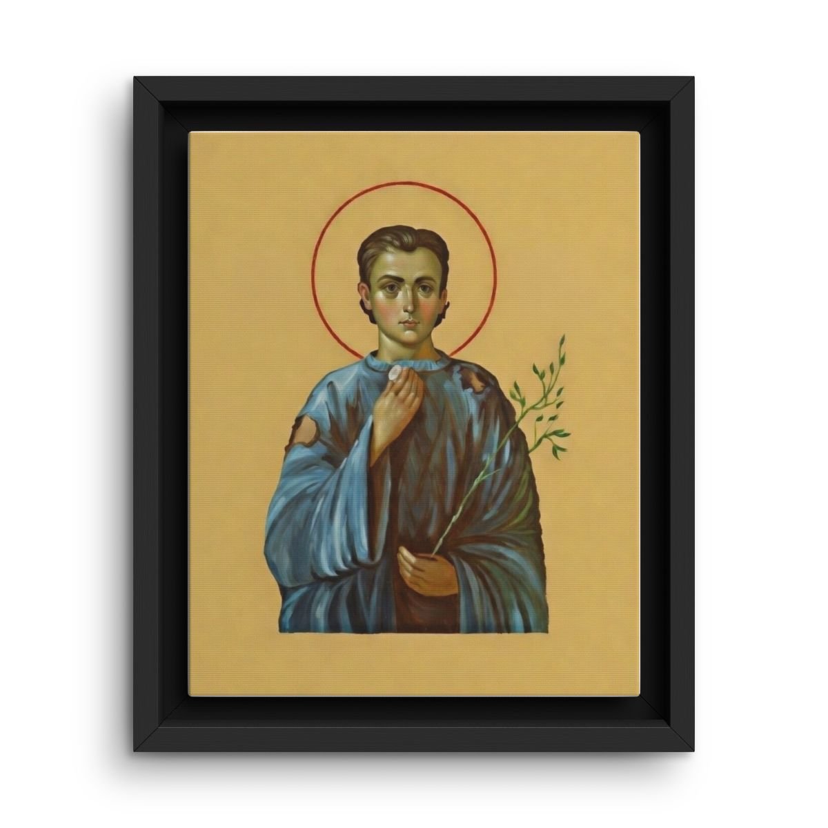 Saint John of Ustiug framed canvas icon print