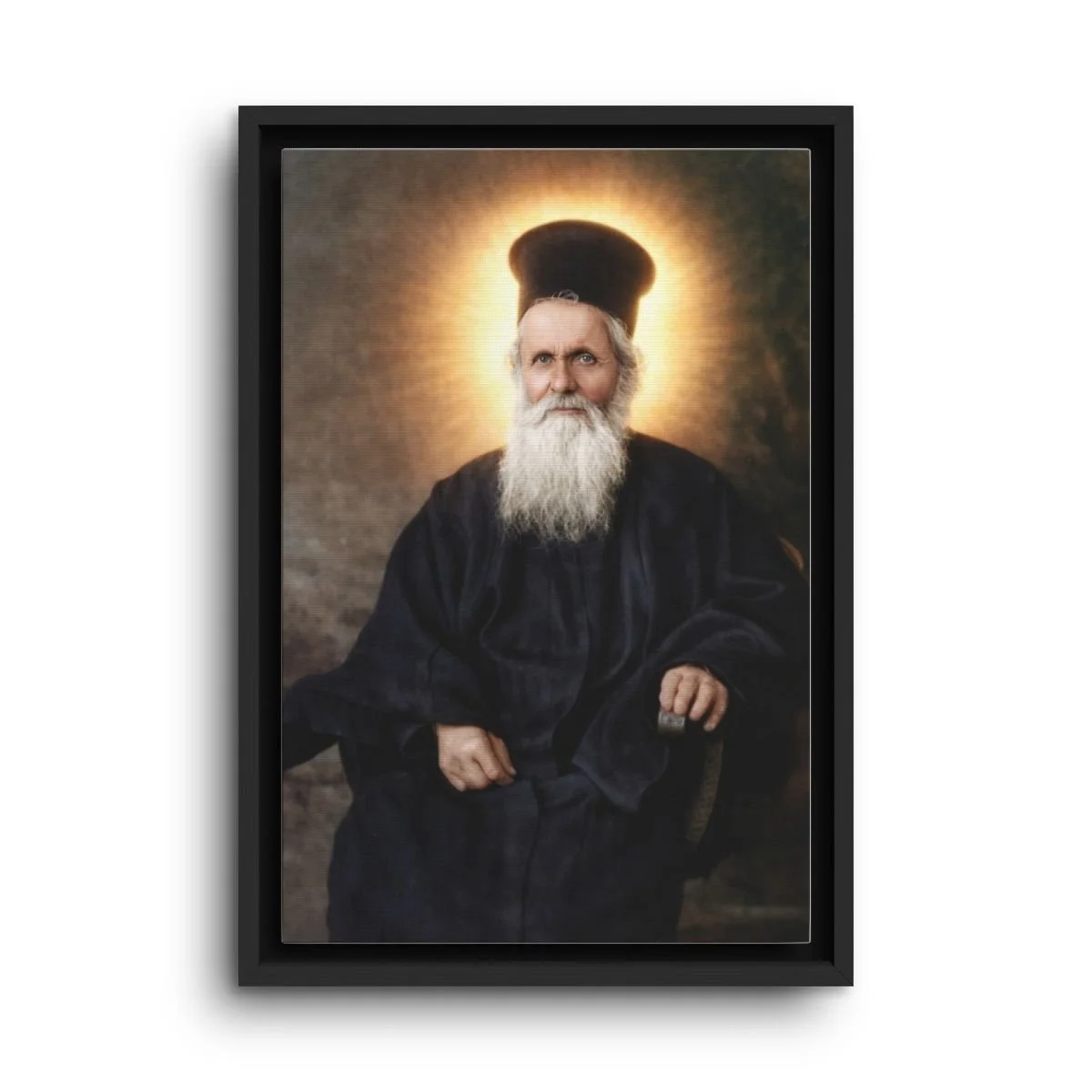 Blessed Beshara Abu-Mrad framed canvas icon print