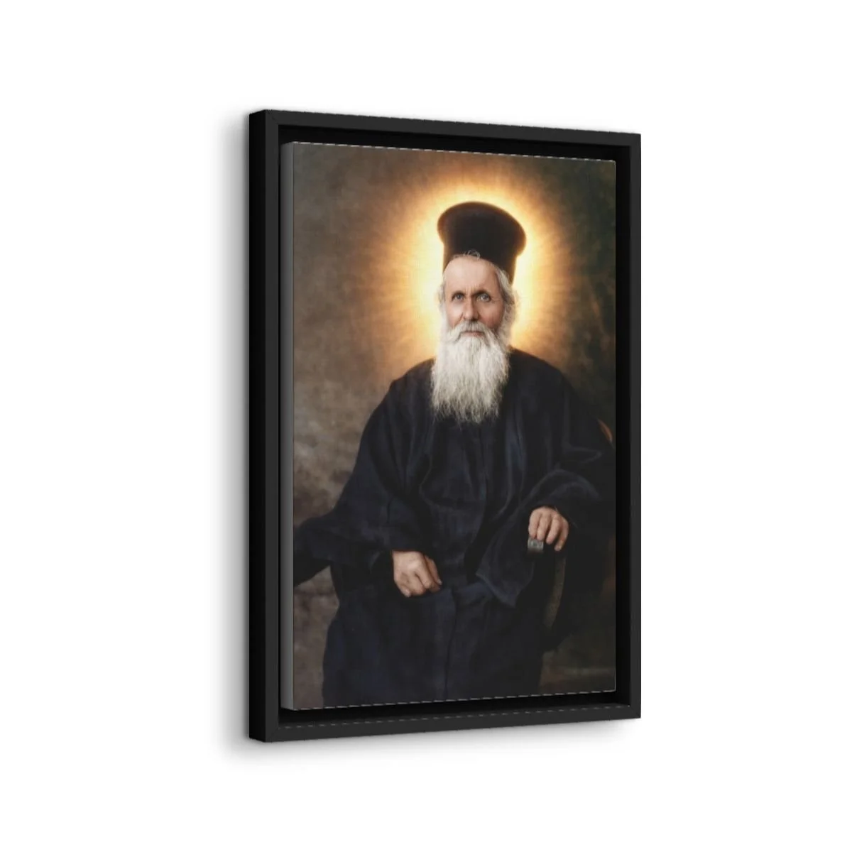 Blessed Beshara Abu-Mrad icon on gallery-wrapped canvas, product photo 2