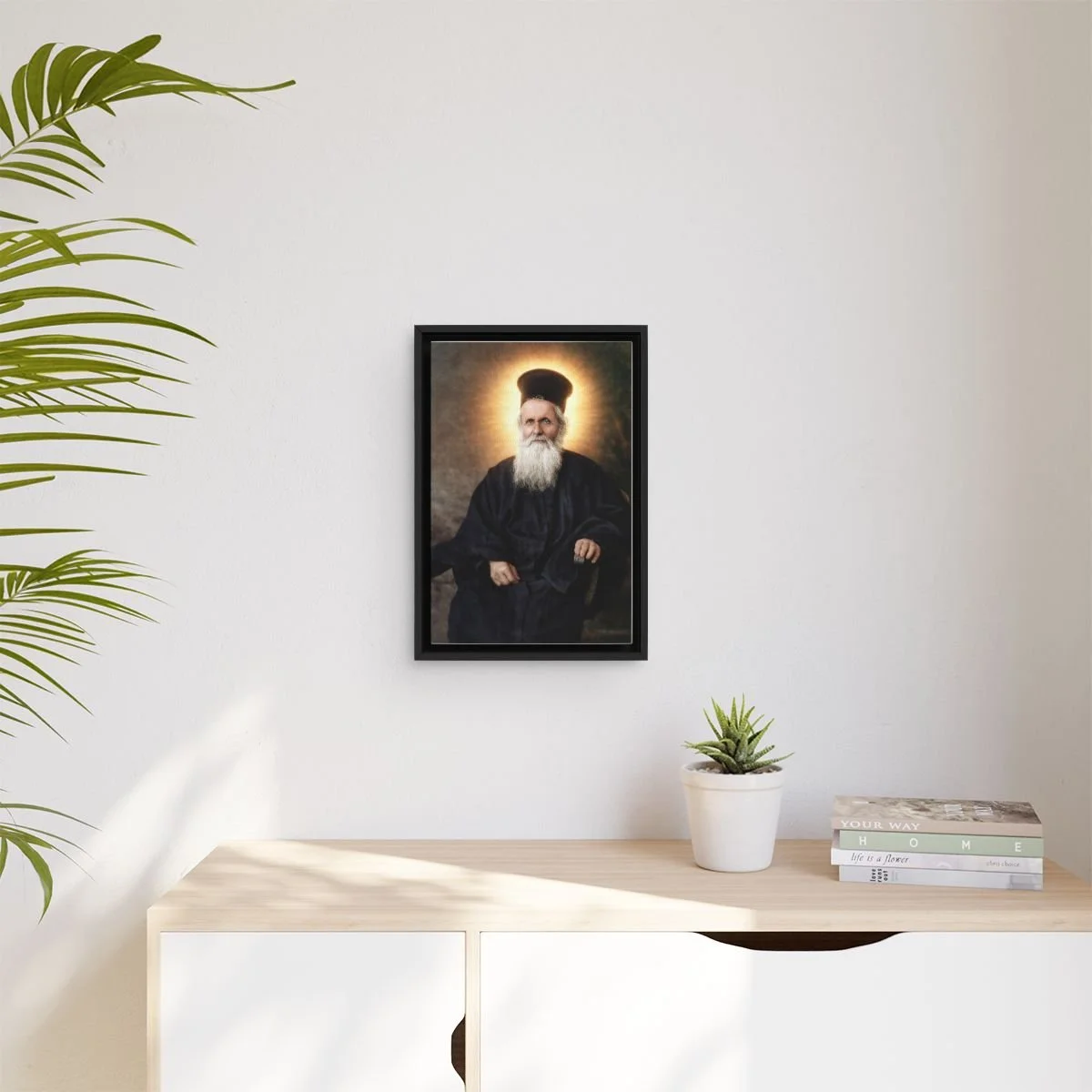Blessed Beshara Abu-Mrad icon on gallery-wrapped canvas, product photo 3