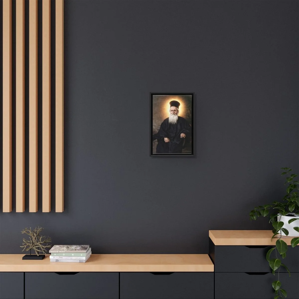 Blessed Beshara Abu-Mrad icon on gallery-wrapped canvas, product photo 4