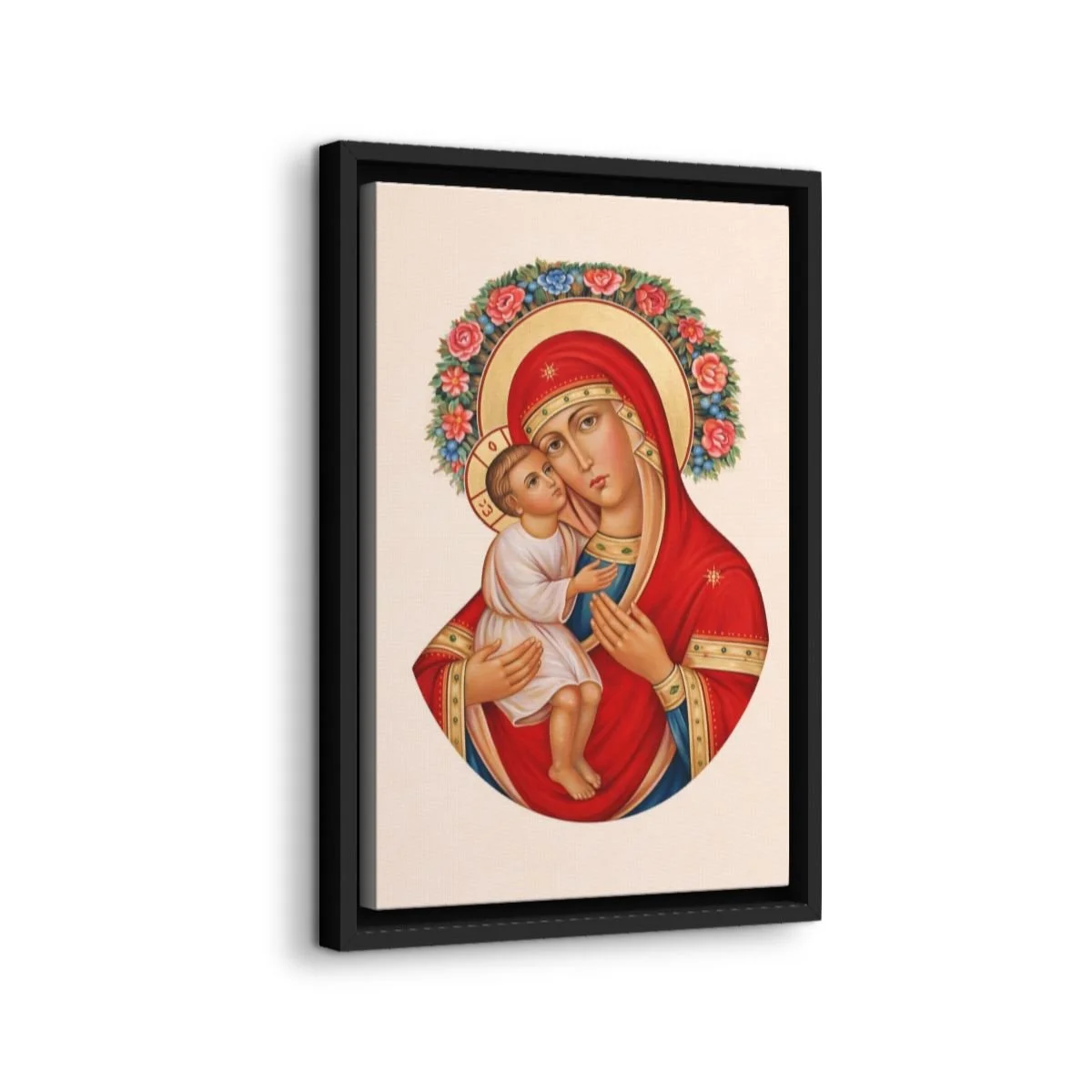 Zhirovitskaya Icon of the Mother of God icon on gallery-wrapped canvas, product photo 2