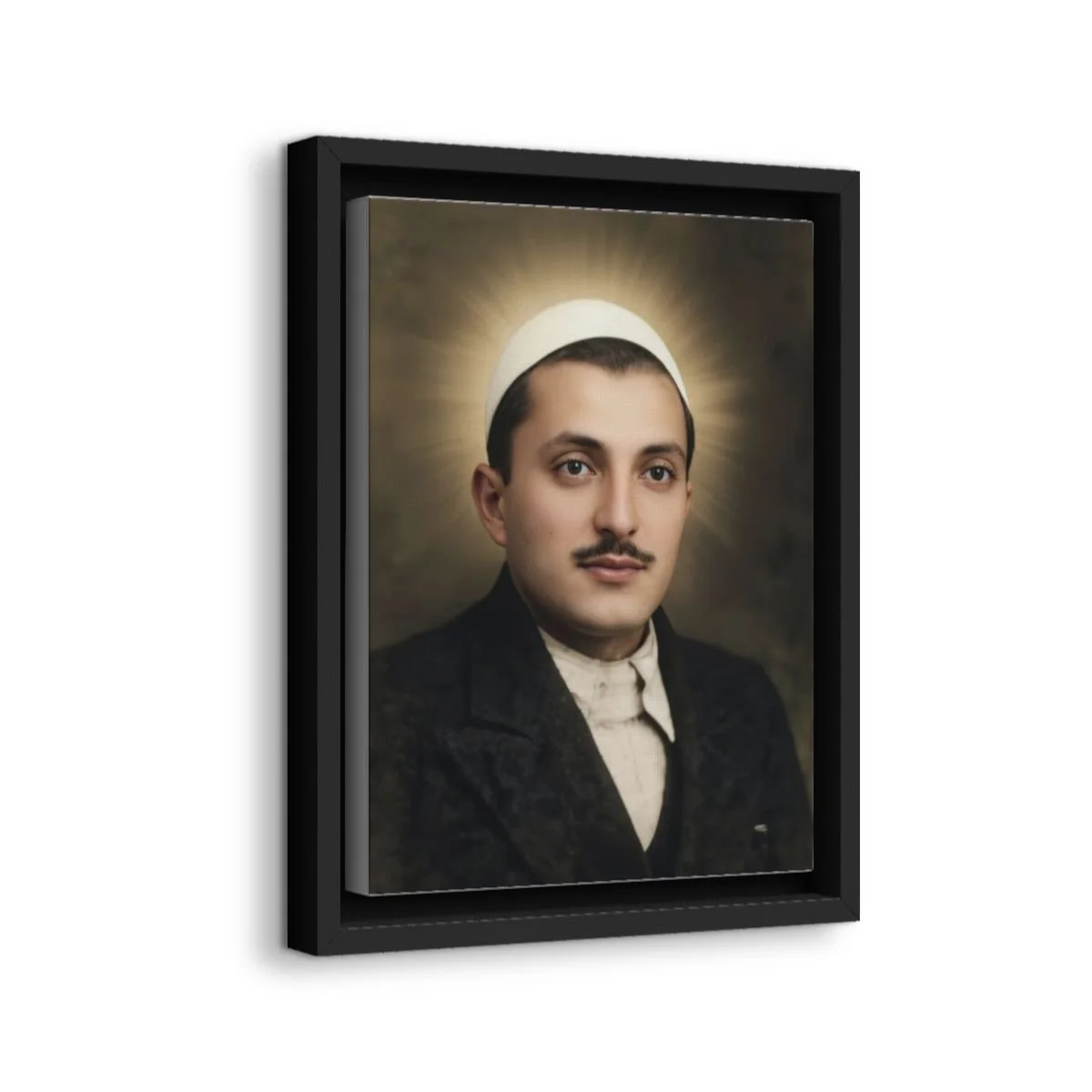 Blessed Fran Mirakaj icon on gallery-wrapped canvas, product photo 2