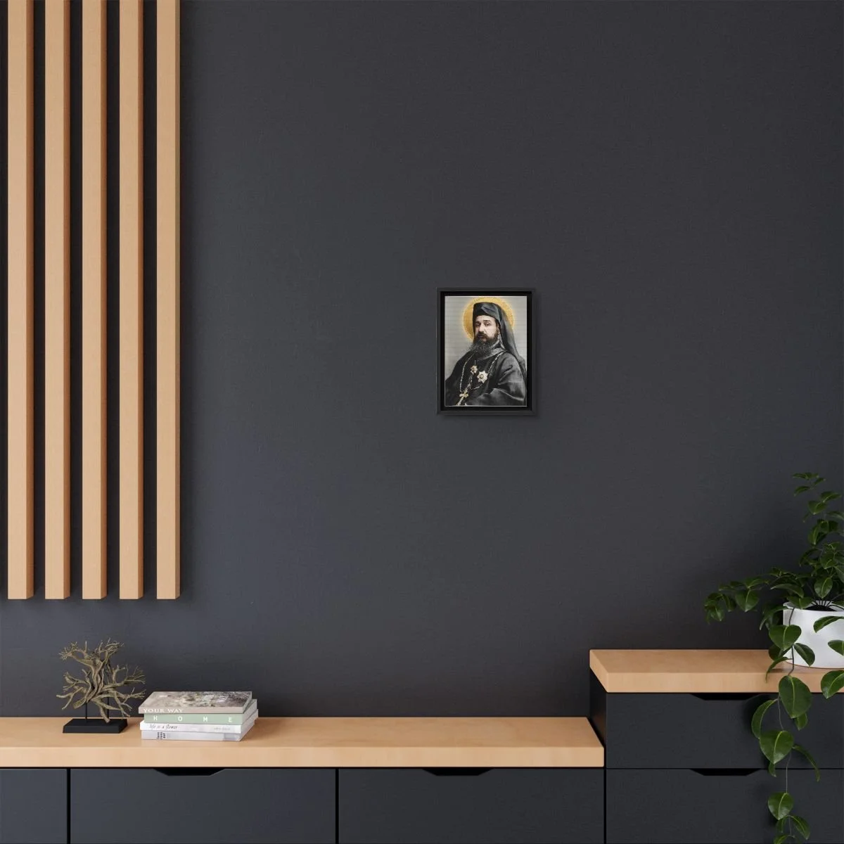 Saint Ignatius Maloyan icon on gallery-wrapped canvas, product photo 4