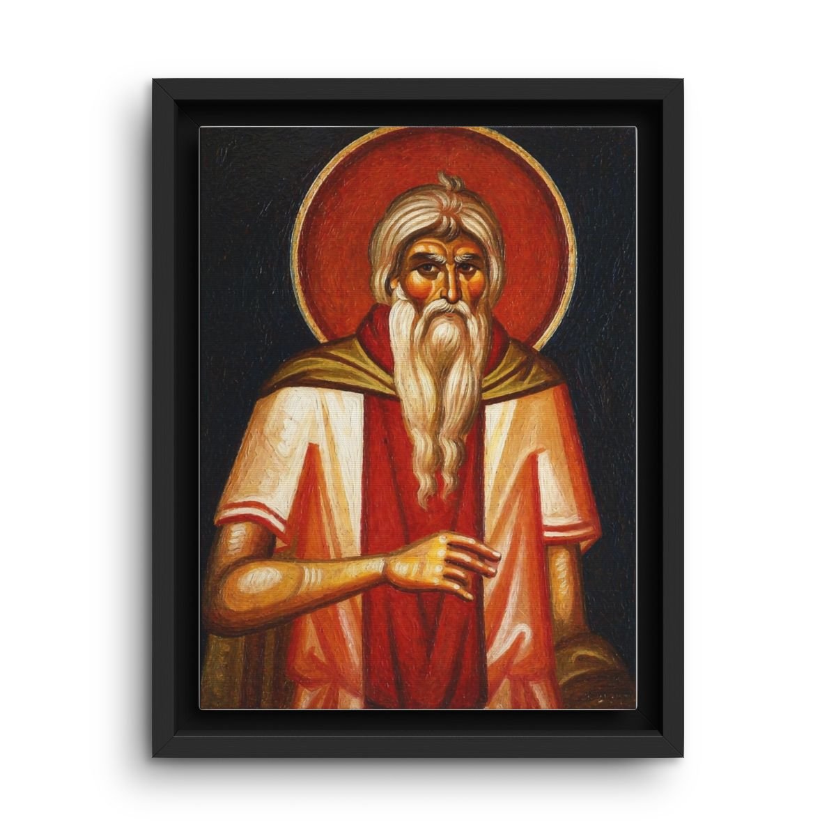 Saint Symeon the Fool of Emesa framed canvas icon print