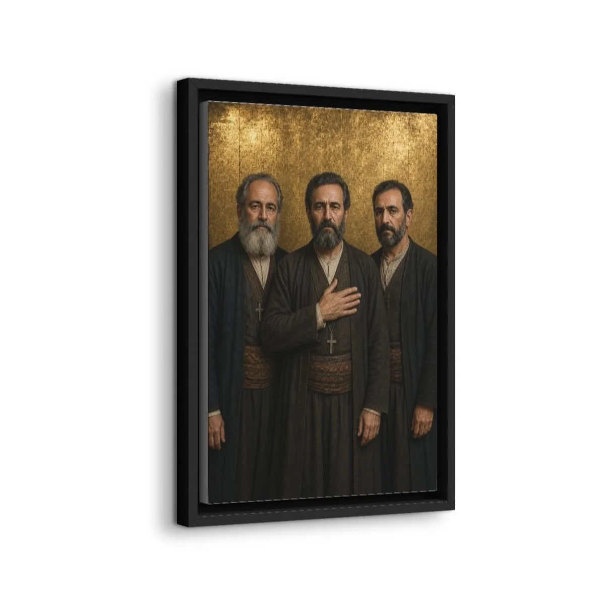 The Massabki Brothers icon on gallery-wrapped canvas, product photo 2