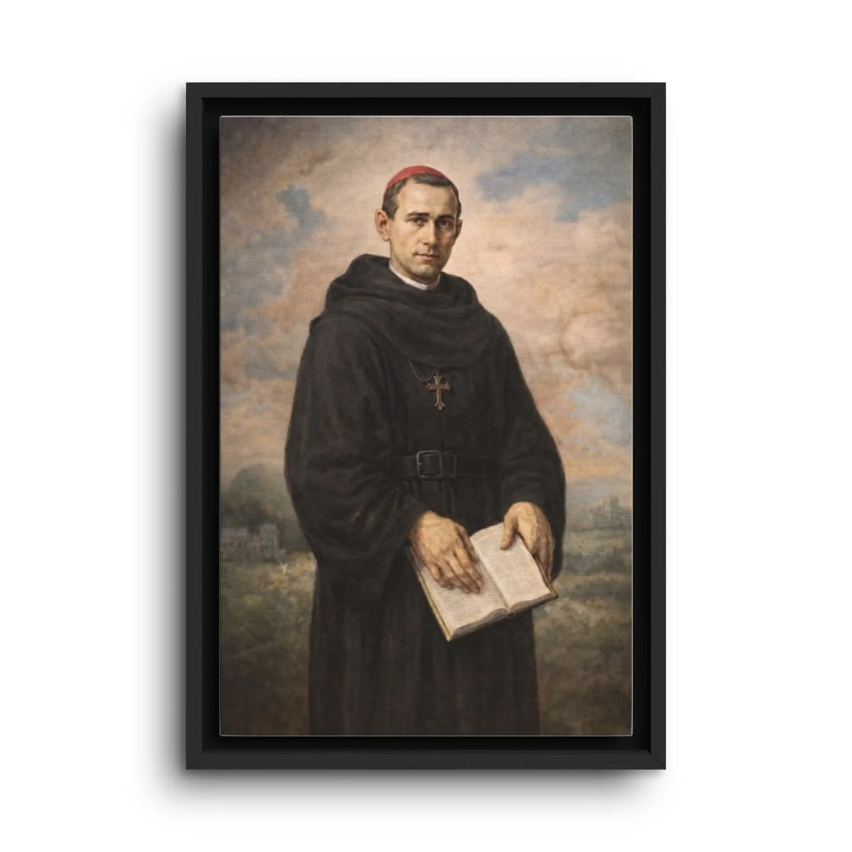 Saint Ezekiel Moreno framed canvas icon print