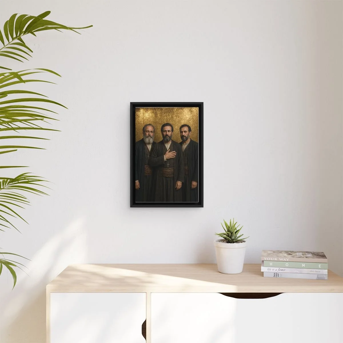 The Massabki Brothers icon on gallery-wrapped canvas, product photo 3