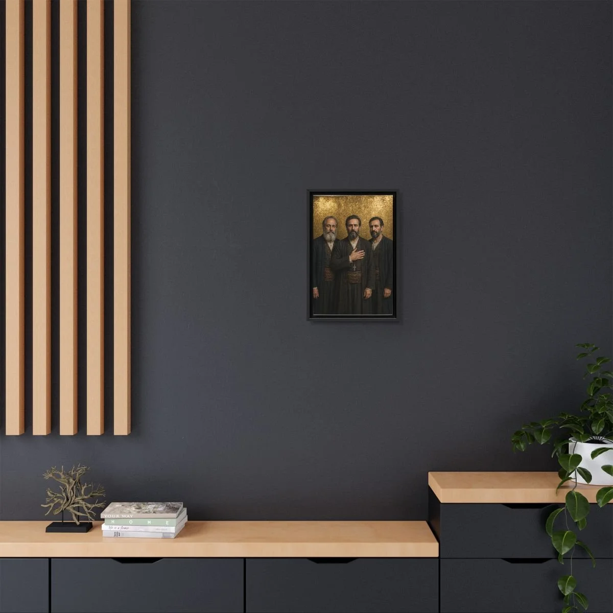 The Massabki Brothers icon on gallery-wrapped canvas, product photo 4