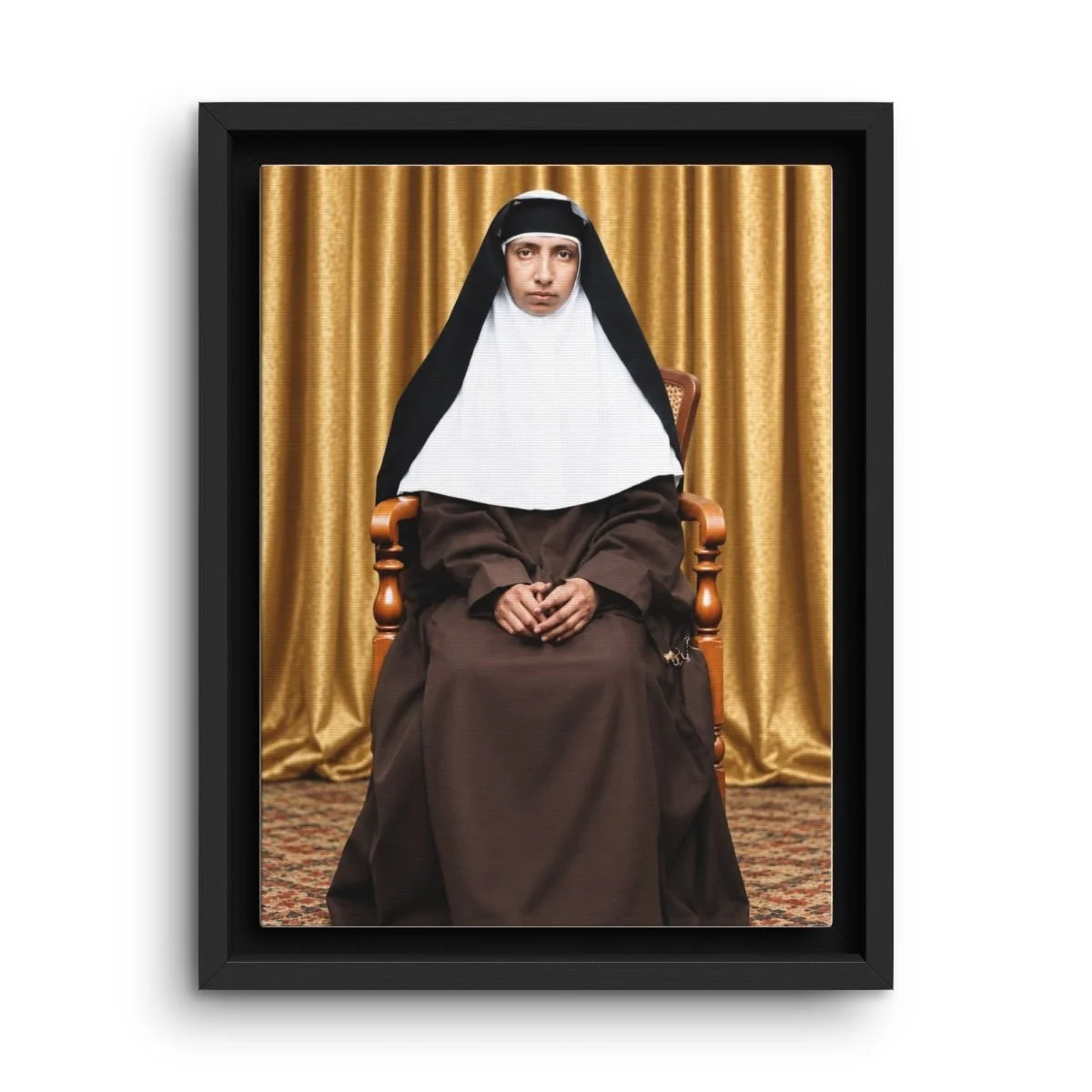 Blessed Mariam Thresia framed canvas icon print