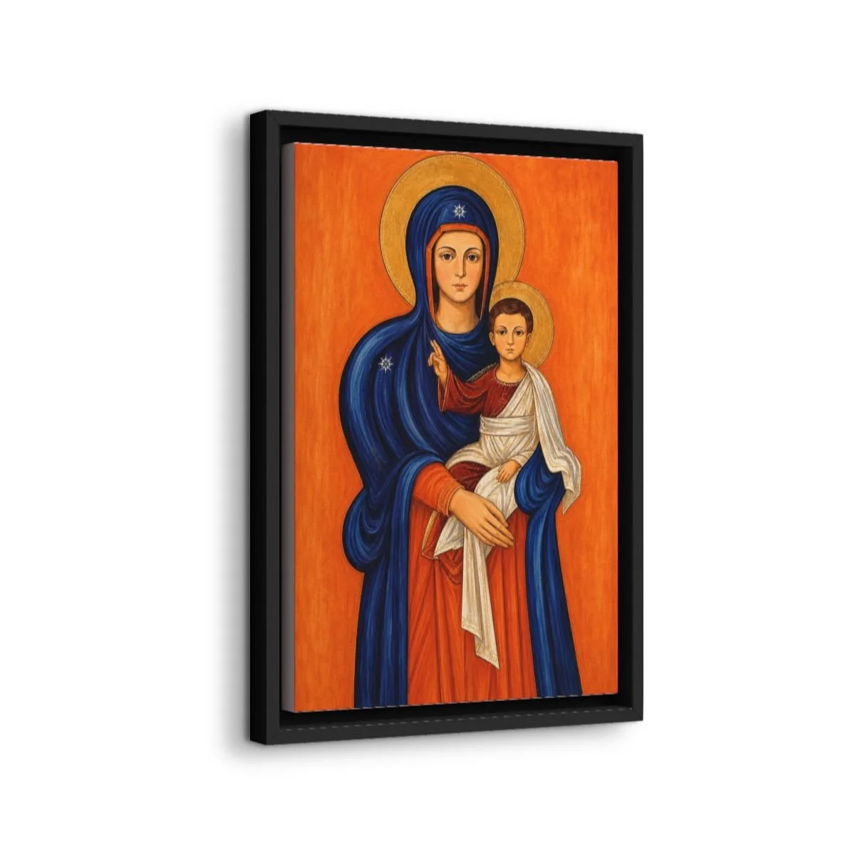 Our Lady of Elige icon on gallery-wrapped canvas, product photo 2