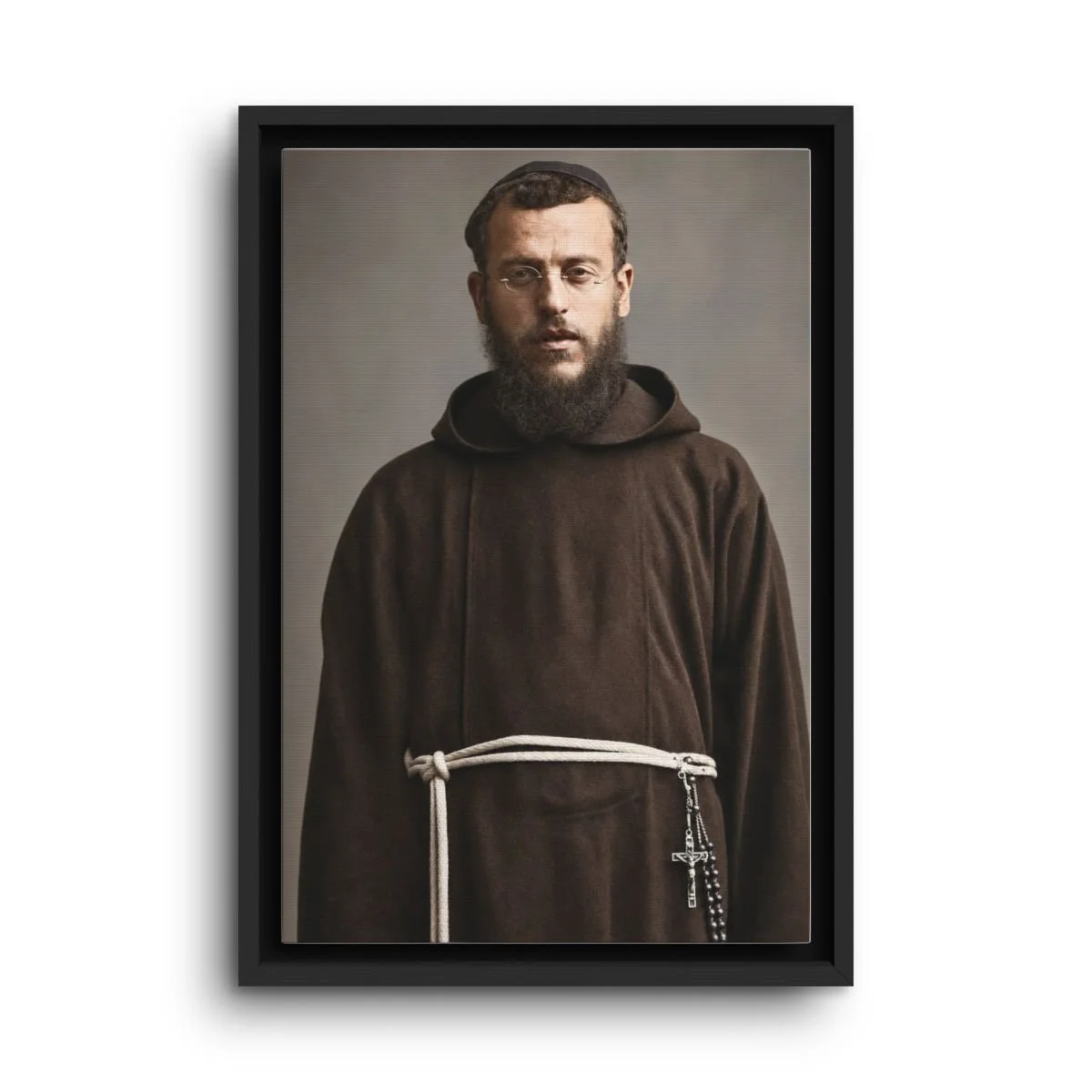Blessed Thomas Saleh framed canvas icon print