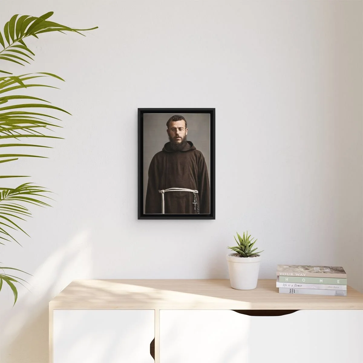 Blessed Thomas Saleh icon on gallery-wrapped canvas, product photo 3