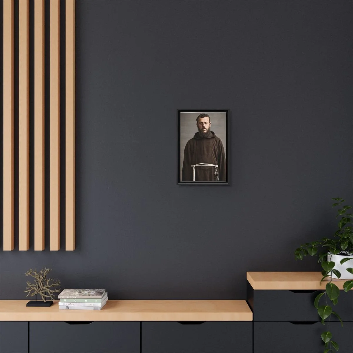 Blessed Thomas Saleh icon on gallery-wrapped canvas, product photo 4