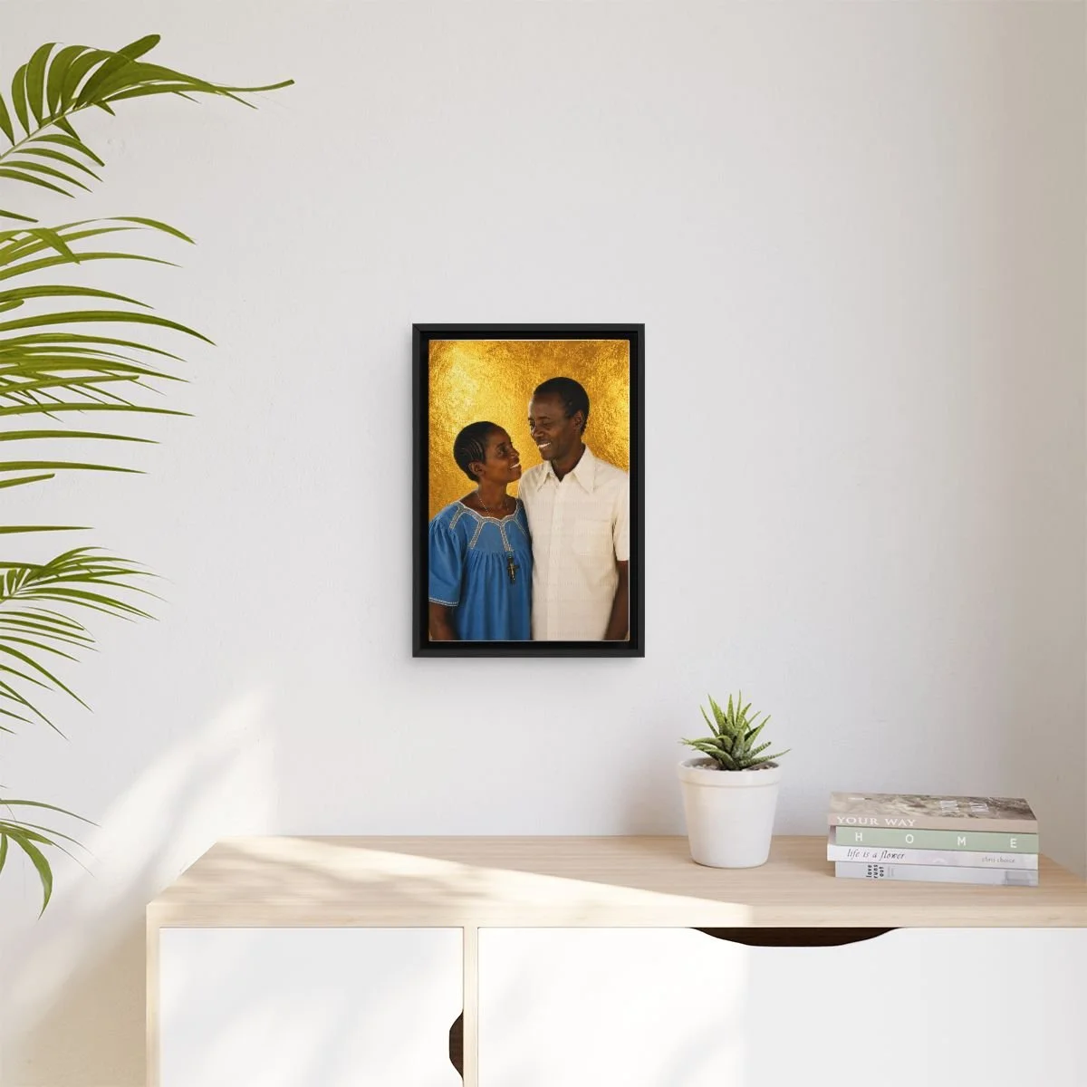 Cyprien Rugamba & Daphrose Rugamba icon on gallery-wrapped canvas, product photo 3